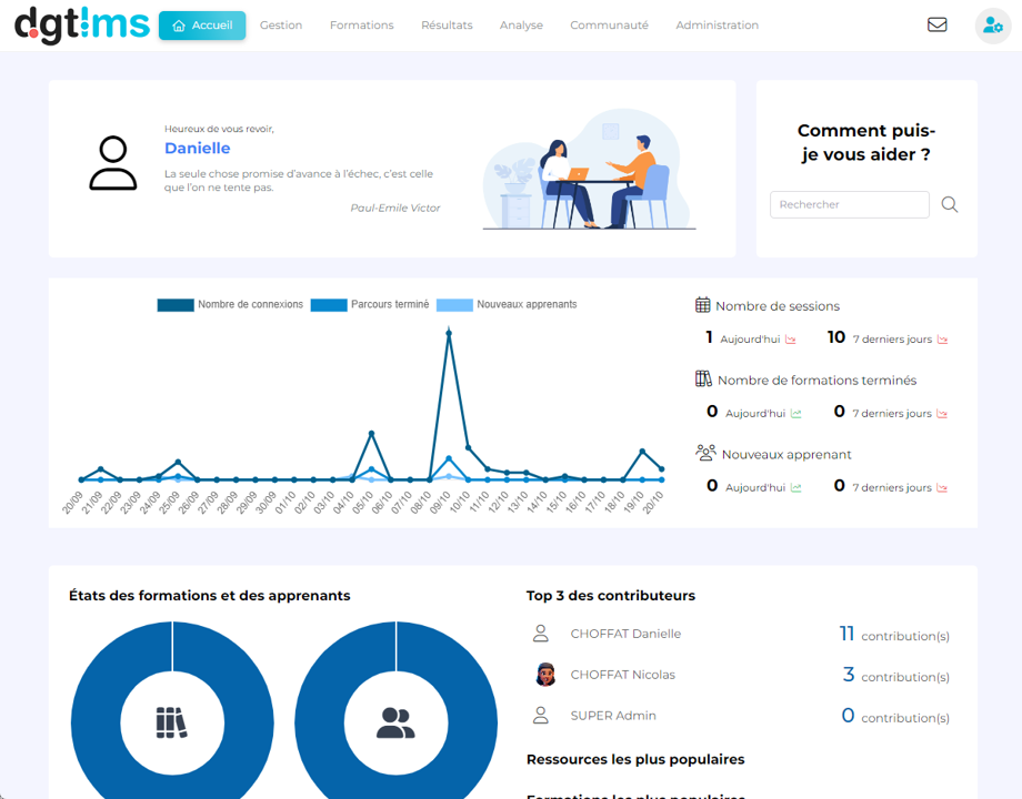 Découvrez DGTLMS : La solution de digital learning sur-mesure, sécurisée et On Premise