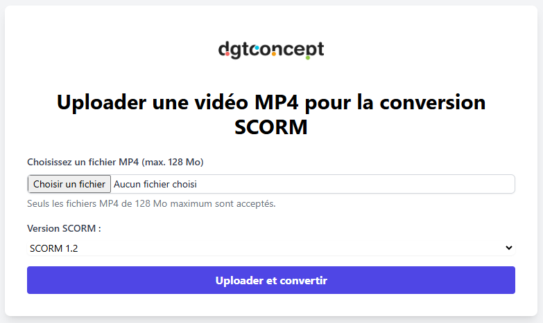 🎁 Convertisseur MP4 en SCORM GRATUIT 🚀